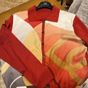 Vintage Doncaster Button-Up Sweater Shirt l Medium